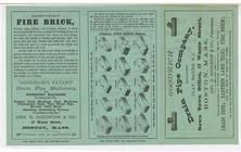 Geo D. Goodrich & Co. - Stone Ware - Reverse, Perkins Collection 1850 to 1900 Advertising Cards